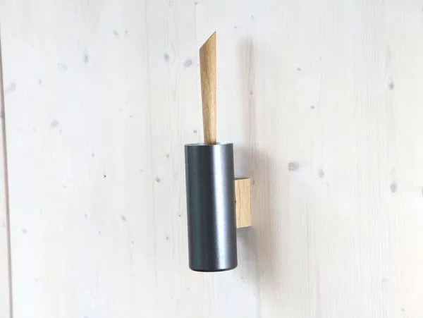werkvoll by Lena Peter werkvoll by Lena Peter Holz Wand WC-Bürste FIRE, Anthrazit, – Produktbild 1 von 4