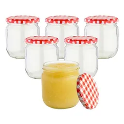 mikken mikken Einmachgläser 425 ml Deckel Marmeladengläser – Produktbild 1 von 1
