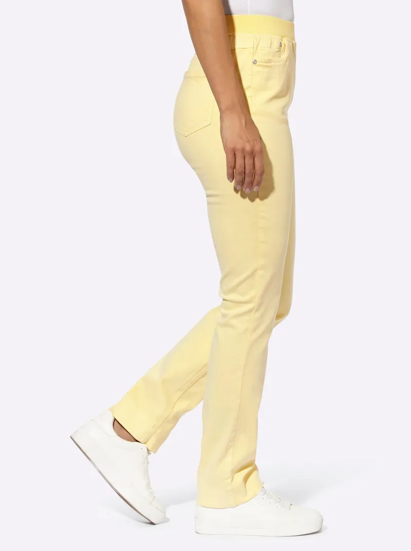 Witt Schlupfjeans zitrone, Zitrone, – Produktbild 3 von 3