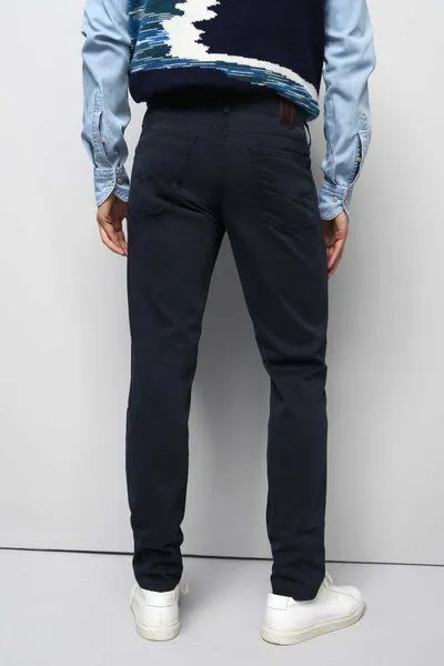 M 5 BY MEYER M 5 BY MEYER Five Pocket in Premium Satin, Blau (marine), – Produktbild 3 von 4