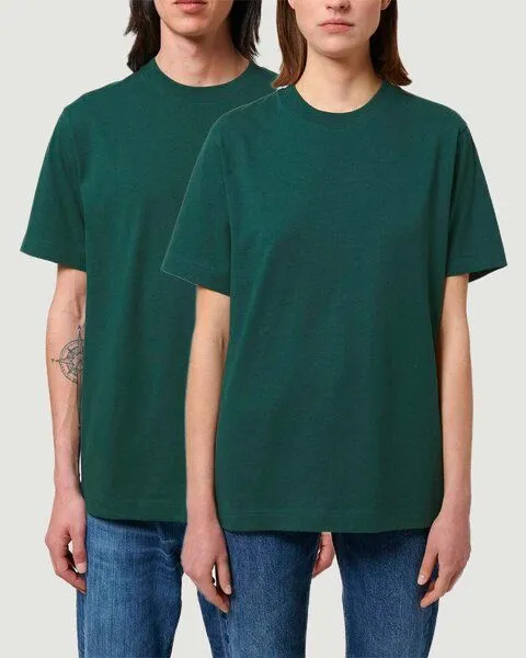YTWOO YTWOO Sehr dickes Unisex T-Shirt | 240 g/qm | Top Premium Bio-Baumwolle, Grün, – Produktbild 1 von 4