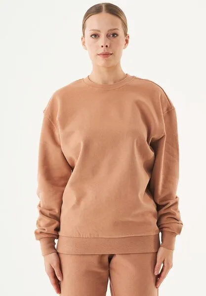 ORGANICATION ORGANICATION ESSENTIALS-BELLO-Unisex Soft Touch Sweatshirt aus Bio-Baumwolle, Light brown, – Produktbild 1 von 3