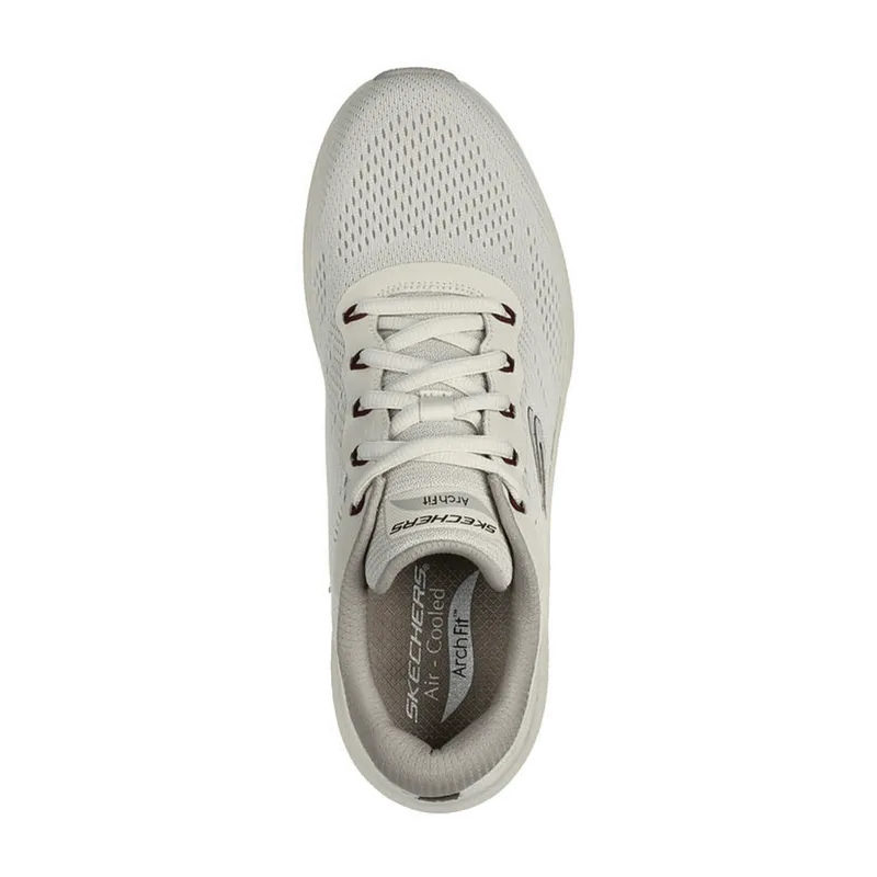 Skechers Skechers Arch Fit Herren Sneakers Schuhe beige offwhite 232700 für Herren, weiß, Größe 45 EU, Weiß, – Produktbild 5 von 5