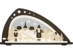 WEIGLA e.K. WEIGLA e.K. Moderner LED- Schwibbogen "Erzgebirgische Weihnacht" NEU wunderschön – Produktbild 1 von 1