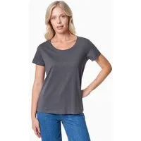 ORGANICATION ORGANICATION TIJEEN | T-Shirt aus TENCEL Modal und Bio-Baumwolle, Shadow, – Produktbild 1 von 1