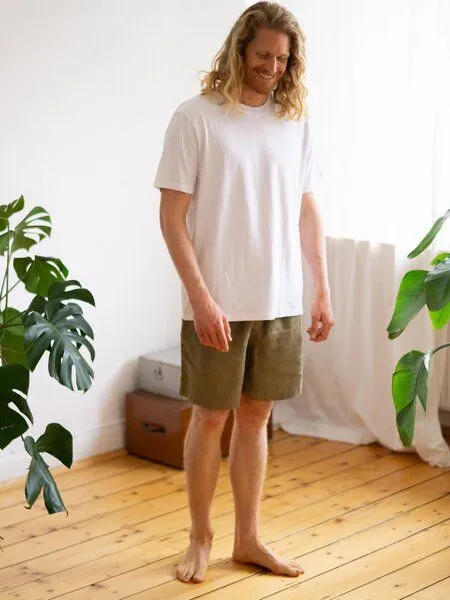 FUXBAU FUXBAU Männer Basic T-Shirt, Weiß, – Produktbild 4 von 4