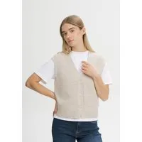 MELA MELA Strukturierte Strickweste Style BHOJA aus 100% Bio-Baumwolle – Produktbild 1 von 1