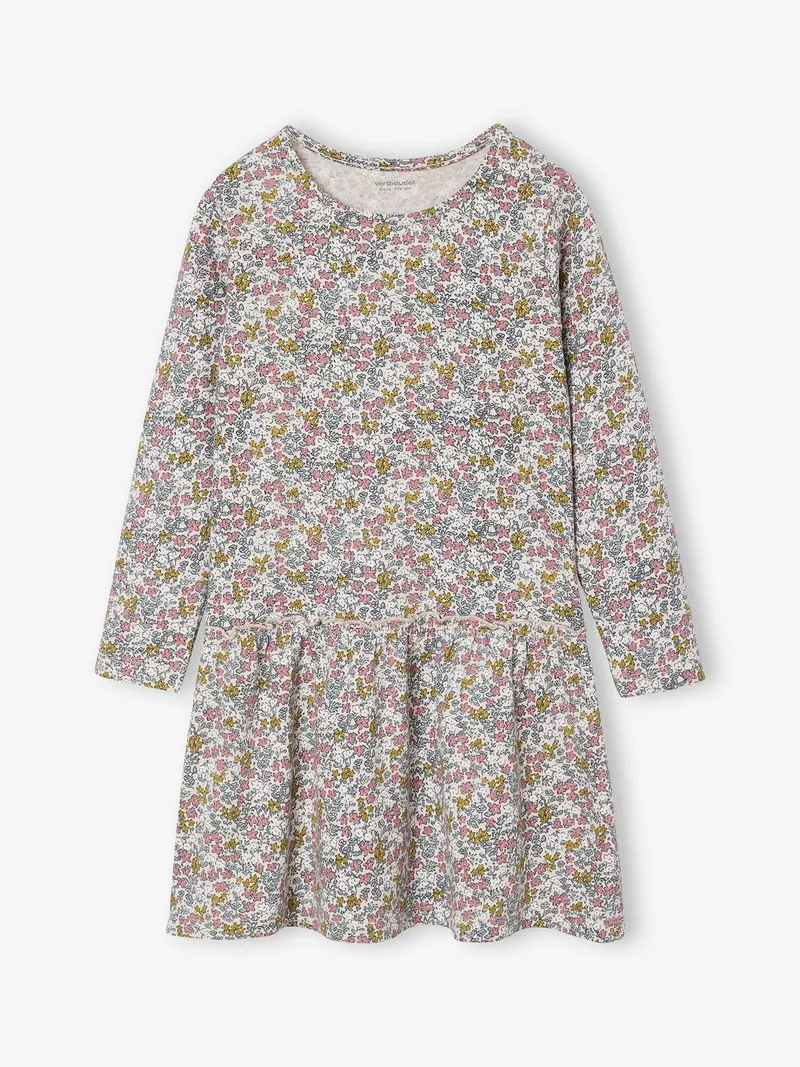 Vertbaudet Mädchen Kleid BASIC, Rosa, – Produktbild 1 von 3