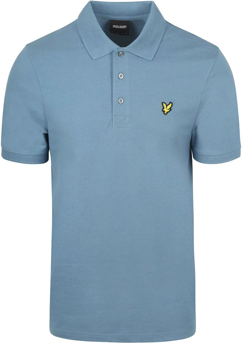 Lyle and Scott Lyle and Scott Poloshirt Ocean Sky - Größe L, Blau, – Produktbild 2 von 3