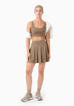 ORGANICATION ORGANICATION SUMMER | Sport-Skort mit Innenshorts aus recyceltem Polyamid – Produktbild 1 von 1