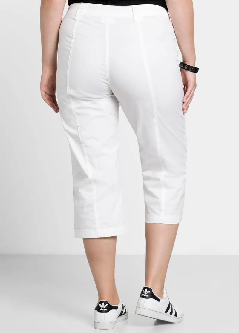 sheego 3/4-Hose, Weiß, – Produktbild 2 von 2
