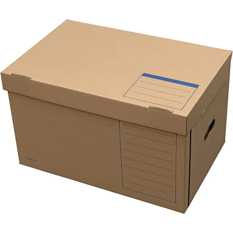Elba Elba Systemcontainer 'tric system' mit Deckel, DIN A4, Naturbraun, – Produktbild 1 von 3
