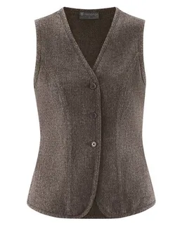 HempAge HempAge Damen Weste Hanf/Biobaumwolle Slim Fit – Produktbild 1 von 1