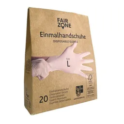 Fair Zone FAIR ZONE Einweghandschuhe Größe L - 20 Stück – Produktbild 1 von 1