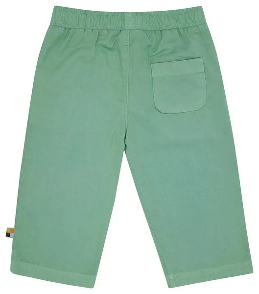 loud + proud loud + proud Babys & Kinder Hose Light Twill, GOTS-zertifiziert, Bamboo(grün), – Produktbild 1 von 2
