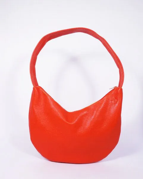 monday market monday market Handtasche Tilda aus pflanzlich gegerbtem Büffel-Leder, Orange, – Produktbild 3 von 3