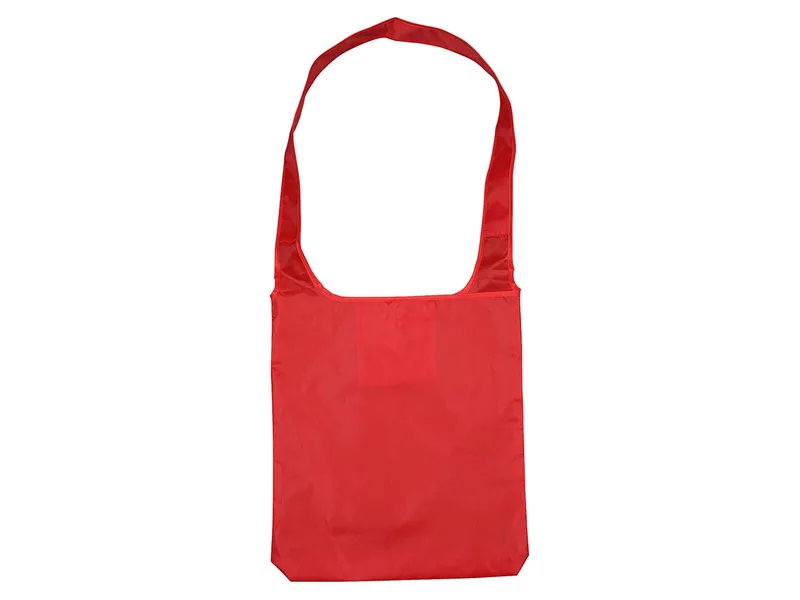 Recycle Bags Recycle Bags Faltbare Einkaufstasche 'Cross Bag' aus recycelten PET-Flaschen rot – Produktbild 1 von 1