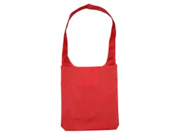 Recycle Bags Recycle Bags Faltbare Einkaufstasche 'Cross Bag' aus recycelten PET-Flaschen rot – Produktbild 1 von 1