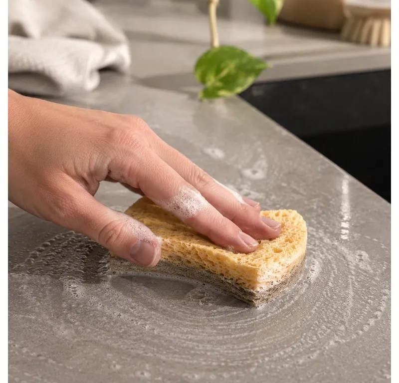 pandoo pandoo Reinigungsbürste Haushaltsschwamm, 2 Stück, (2-tlg) – Produktbild 3 von 5