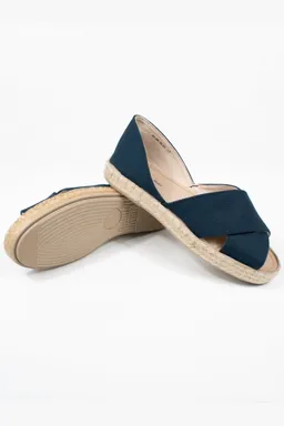 Will's Vegan Store Will's Vegan Store Damen vegan Sandalen Espadrilles Marine Segeltuch – Produktbild 1 von 1