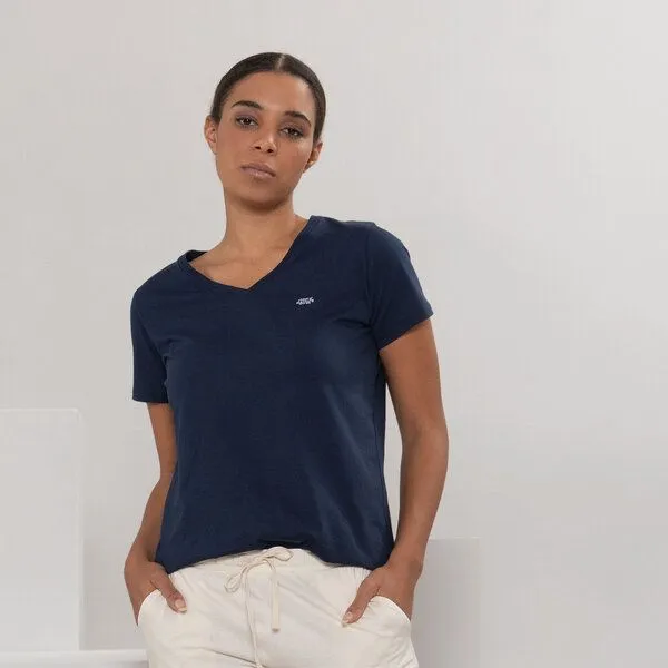 Living Crafts Living Crafts Damen Schlafshirt - MARA, Navy, – Produktbild 1 von 3