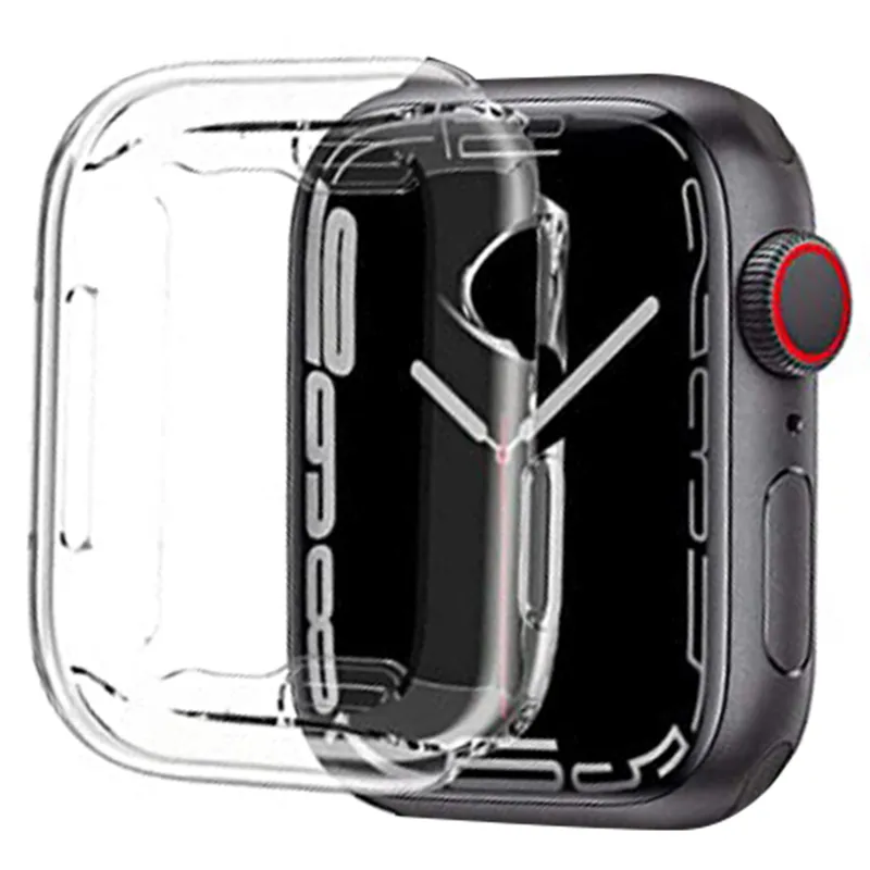 imoshion imoshion Full Cover Soft Case für Apple Watch Series 7 / 8 / 9 - 41 mm, Transparent, – Produktbild 1 von 1