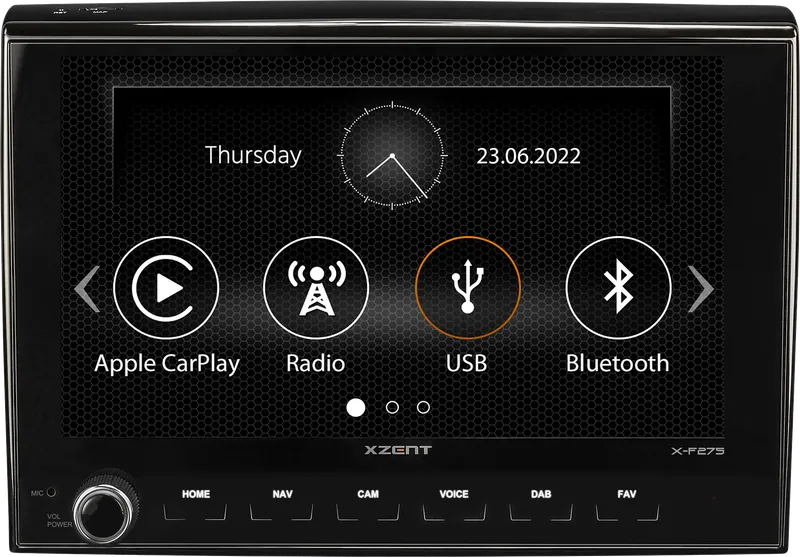 Xzent Xzent X-F275 Infotainer / Mediencenter / DAB Tuner für Fiat Ducato 8 Zoll – Produktbild 1 von 2