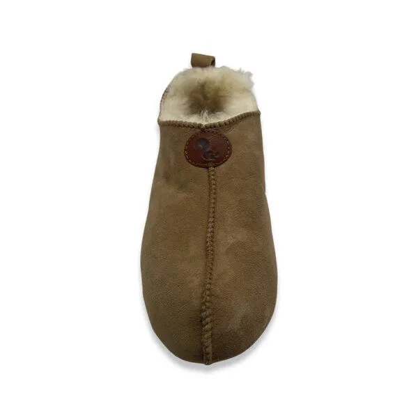 thies Hausschuh-Stiefel aus Schaffell "thies Sheep Slipper Boot", Cashew chestnut (braun), – Produktbild 4 von 4