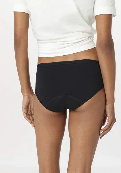 hessnatur hessnatur Perioden Panty PURE BALANCE aus Bio-Baumwolle und TENCEL Modal, Schwarz, – Produktbild 4 von 4