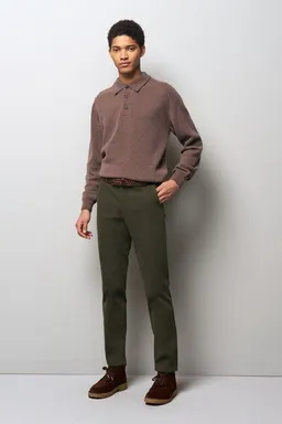 M 5 BY MEYER M 5 BY MEYER MIKROSTRUKTUR SUPER-STRETCH CHINO – Produktbild 1 von 1