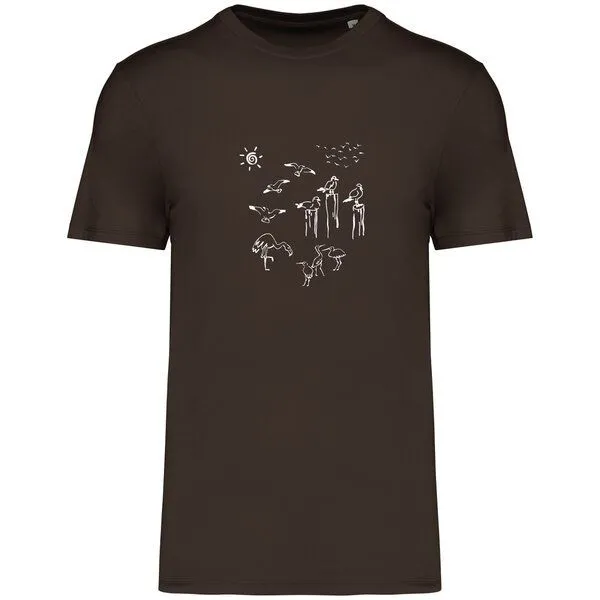 Greenspired Greenspired Basic Bio T-Shirt Nr.4 Coastal Life 155g/m² XXS - 4 XL, Dunkelbraun, – Produktbild 1 von 1