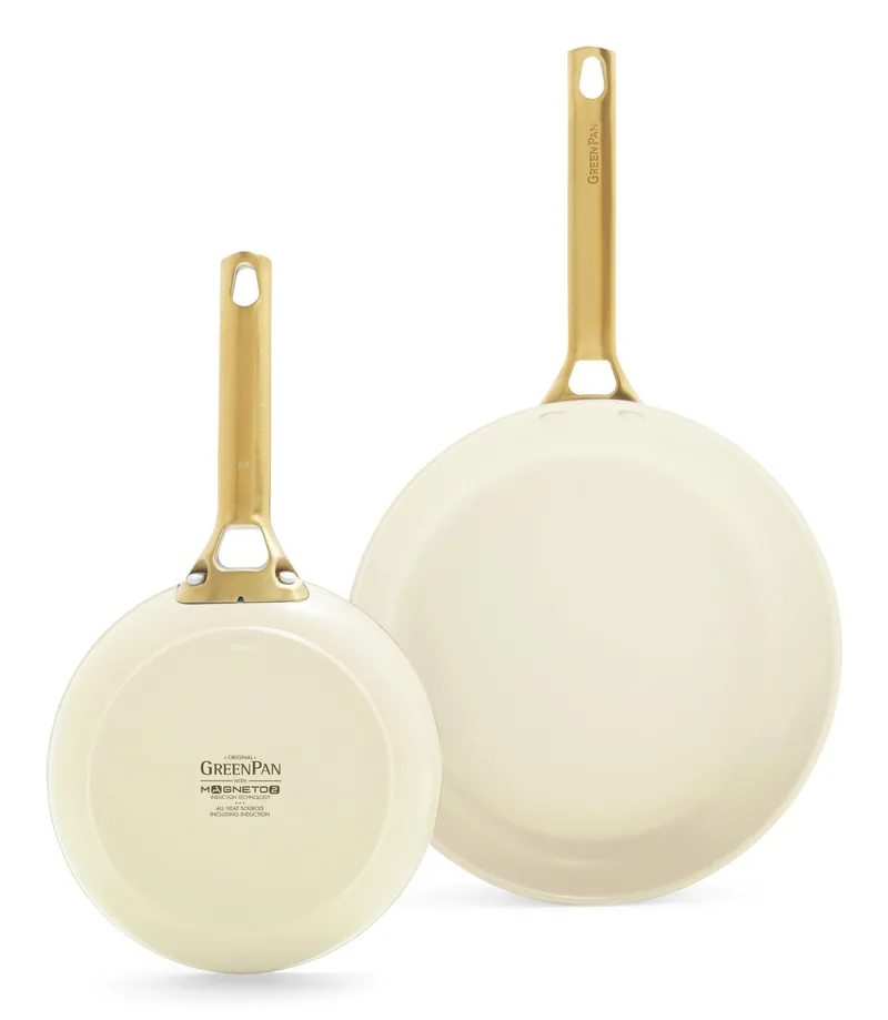 Greenpan GreenPan Bratpfannenset "Padova Reserve" 2-teilig, creme – Produktbild 1 von 3