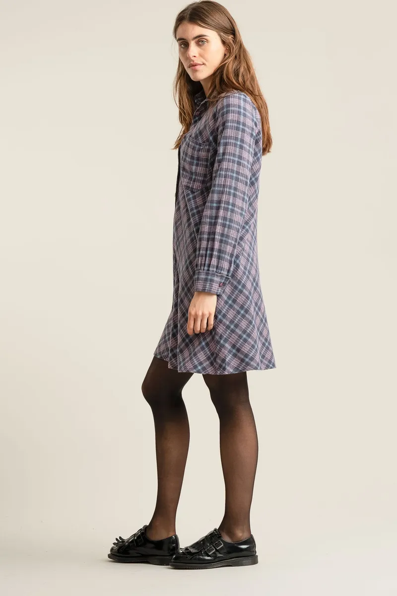 KOMODO KOMODO Damen vegan Kleid Perle Lila, Violett, – Produktbild 2 von 2