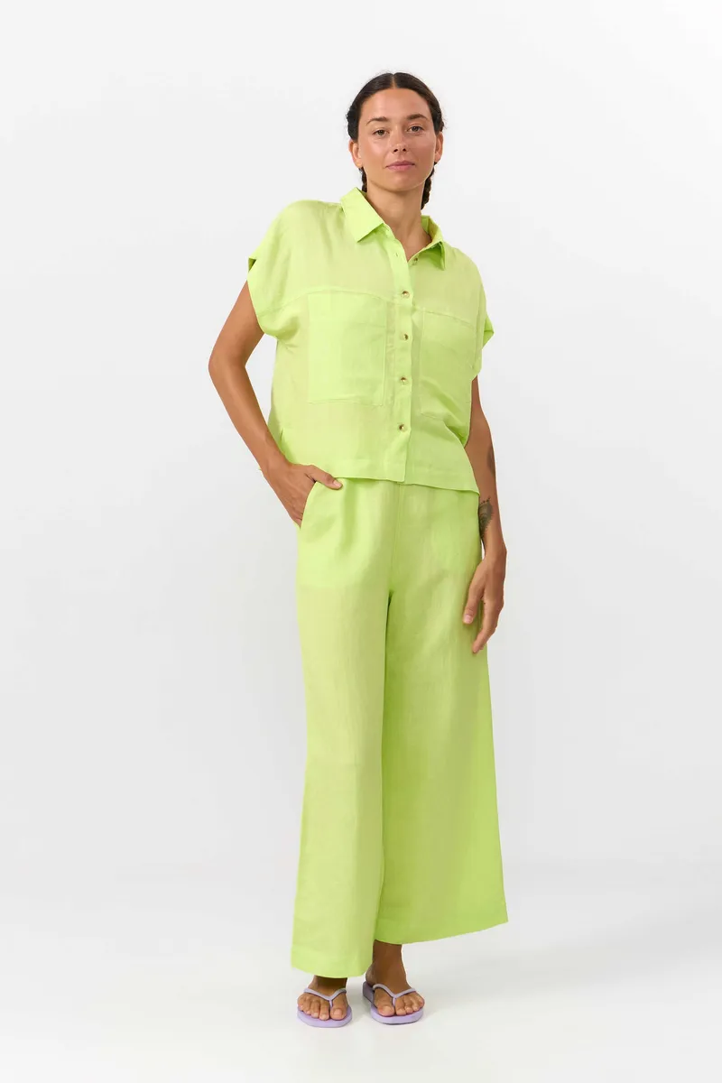SUITE13LAB SUITE13LAB Damen vegan Shirt Amur Apfelgrün, Hellgrün, – Produktbild 2 von 2