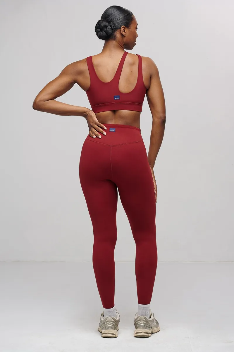 SEAAV SEAAV Damen vegan Bh Mit Ausschnitt Coastal Cranberry, Rot, – Produktbild 2 von 2