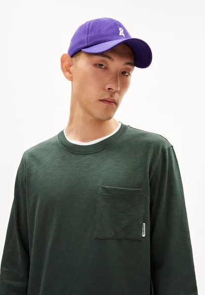 ARMEDANGELS ARMEDANGELS BAAZO FLAMÉ - Herren Longsleeve Regular Fit aus Bio-Baumwolle, Boreal green, – Produktbild 3 von 4