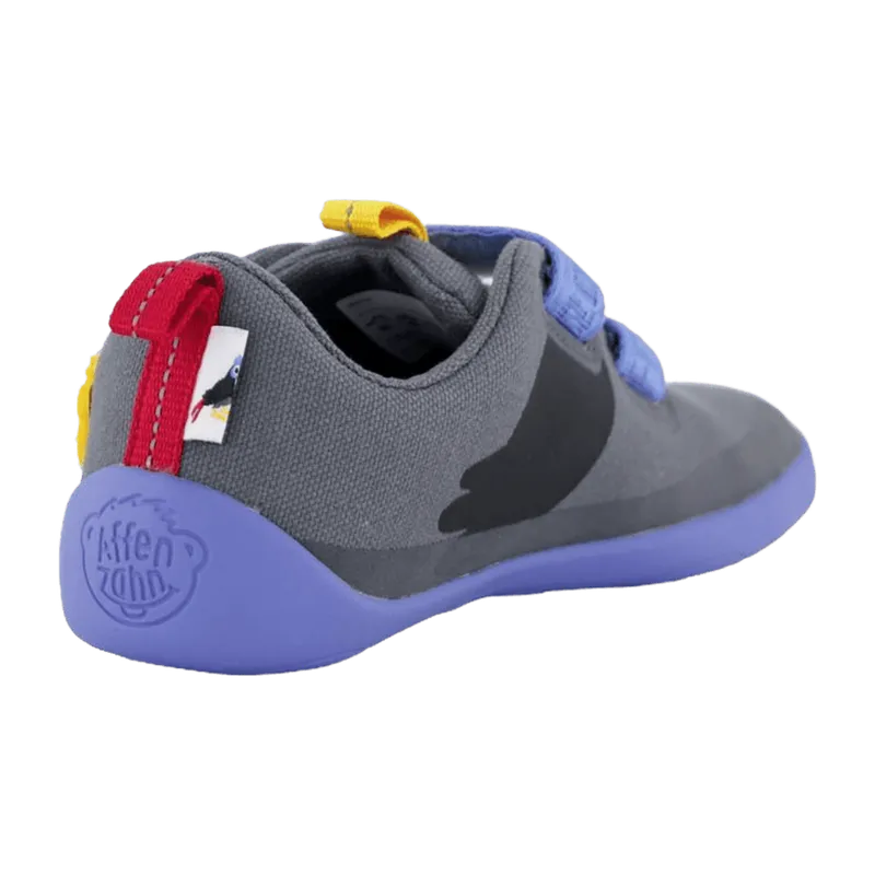 Affenzahn Affenzahn Baby Hausschuhe für Jungen, grau, Größe 27 EU, Grau, – Produktbild 3 von 4