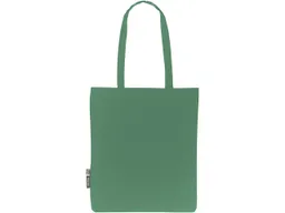 Neutral Neutral Bio-Baumwoll-Tragetasche mit langen Henkeln, bottle green – Produktbild 1 von 1