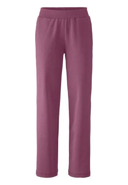 hessnatur hessnatur Loungehose Relaxed aus Bio-Baumwolle mit Kapok, Violett, – Produktbild 2 von 4