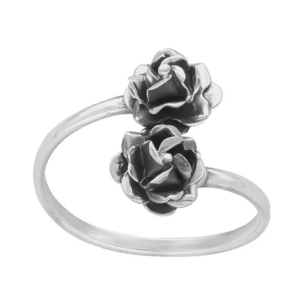pakilia pakilia Silber Ring Mini Rosenblüte Fair-Trade und handmade, Silver, – Produktbild 4 von 7
