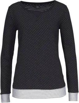 Vivance Dreams by Lascana Pyjama schwarz-gepunktet – Produktbild 1 von 1