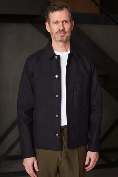 About Companions About Companions Lässige Jacke ASIR aus Bio-Baumwoll-Denim, Blue, – Produktbild 4 von 8