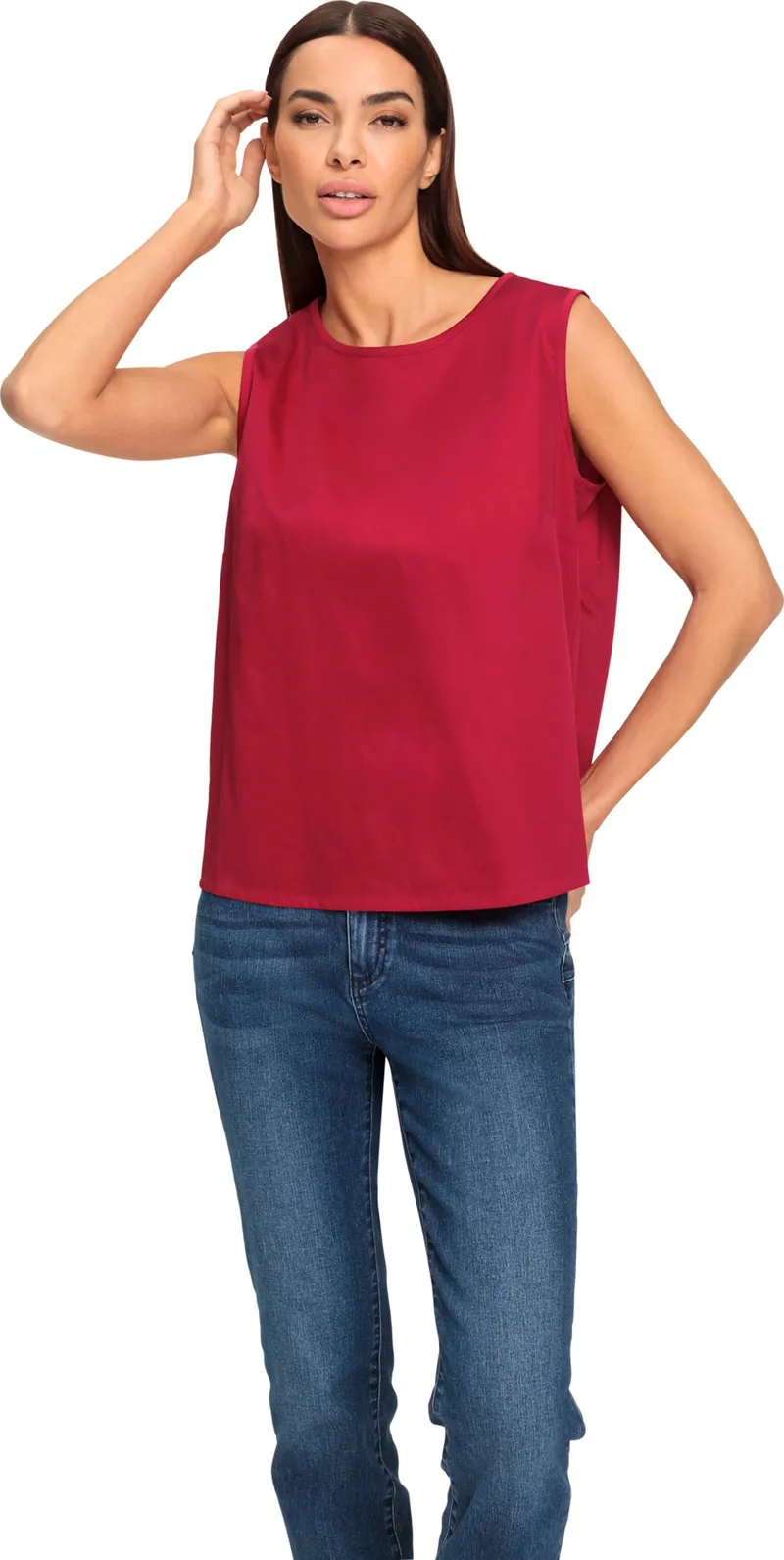 heine Blusentop rot, Rot, – Produktbild 2 von 2