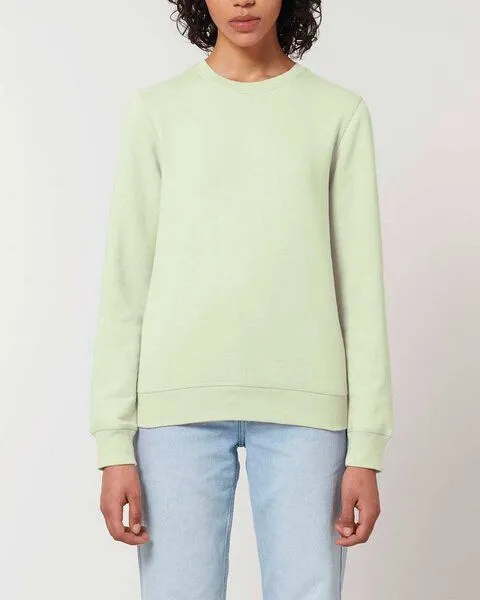 YTWOO YTWOO Unisex Sweatshirt | fairtrade & ökologisch, Grün (hell), – Produktbild 2 von 4