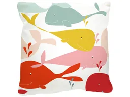 HANS NATUR Kissenbezug 40x40 cm Bio-Baumwolle "Wale" Mit Reißverschluss – Produktbild 1 von 1