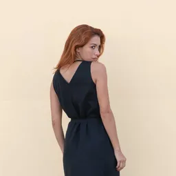 WiDDA Widda Damen vegan Kleid Vani Schwarz – Produktbild 1 von 1