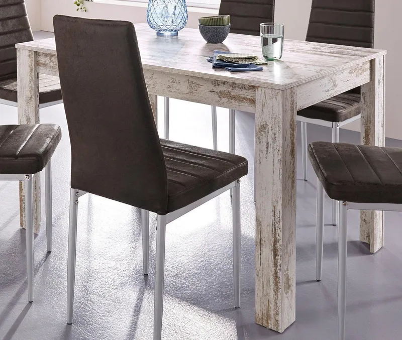 OTTO home Esstisch Meigh (OTTO-Choices), Breite 120 cm, in verschiedenen Farbvarianten erhältlich, Weiß, – Produktbild 2 von 8