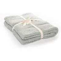 HANS NATUR Baby und Kinder Decke Baumwolle Strick und Plüsch Dino Maße 130 x 170 cm – Produktbild 1 von 1
