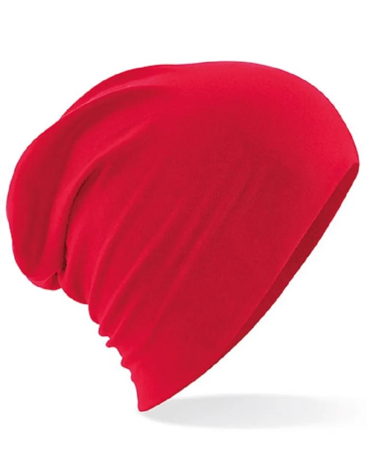 Beechfield Beechfield Beanie leichte Damen Mütze für Jugendliche u. Erwachsene für alle Jahreszeiten geeignet, Rot, – Produktbild 2 von 2