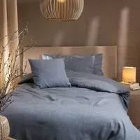 nahtur design nahtur-design Bettwäsche aus Feinloden | 100% mulesingfreie Merinowolle, Hellblau, – Produktbild 1 von 1